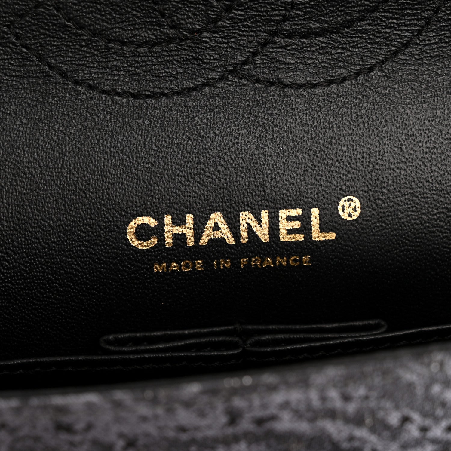 Chanel Metallic Brocade Quilted Medium Double Flap Dark Grey 5 of 10