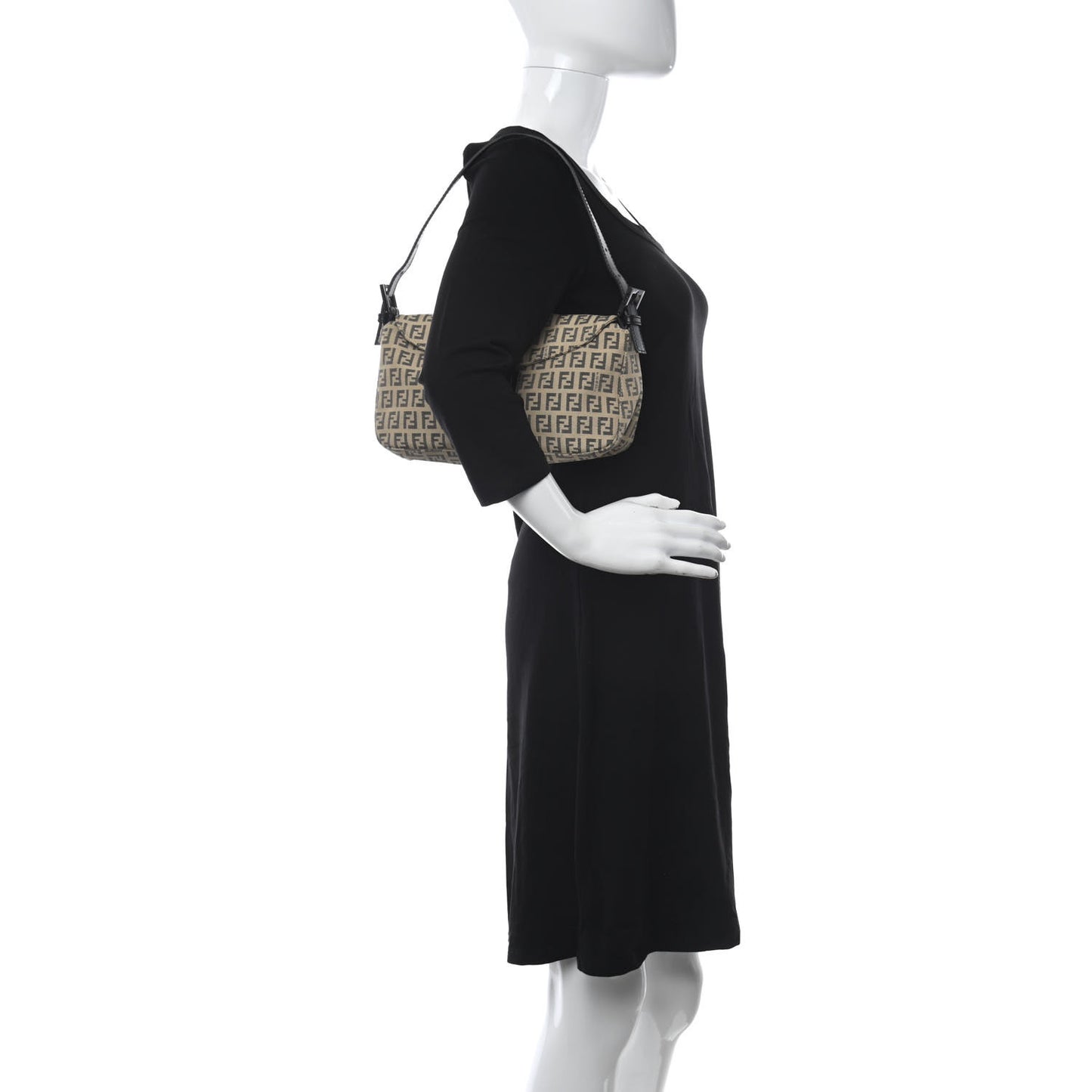 Zucchino Vitello Baguette Beige Black