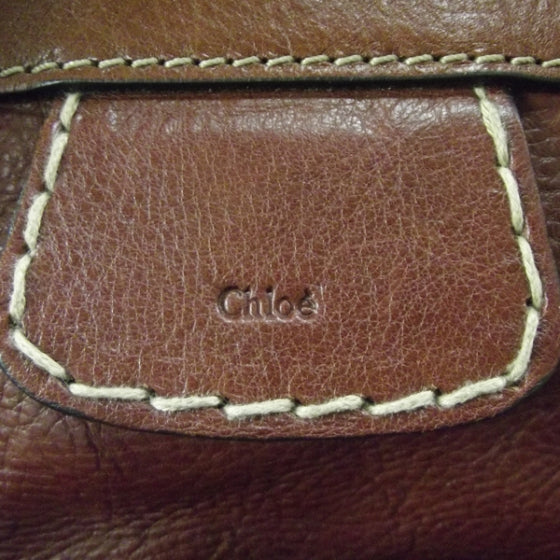 Calfskin Small Edith Satchel Brown