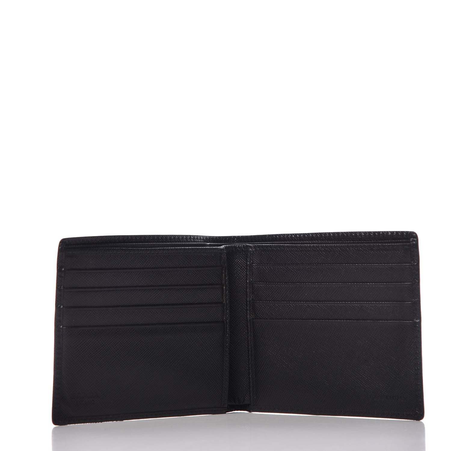 Prada Saffiano Bi-Fold Wallet Black 5 of 8