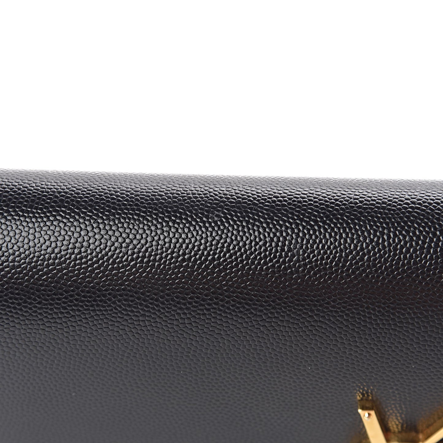 Grain De Poudre Classic Monogram Kate Clutch Black