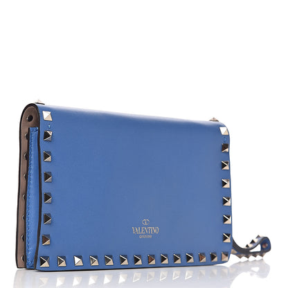 Valentino Garavani Nappa Small Rockstud Wristlet Clutch Light Sapphire 3 of 8