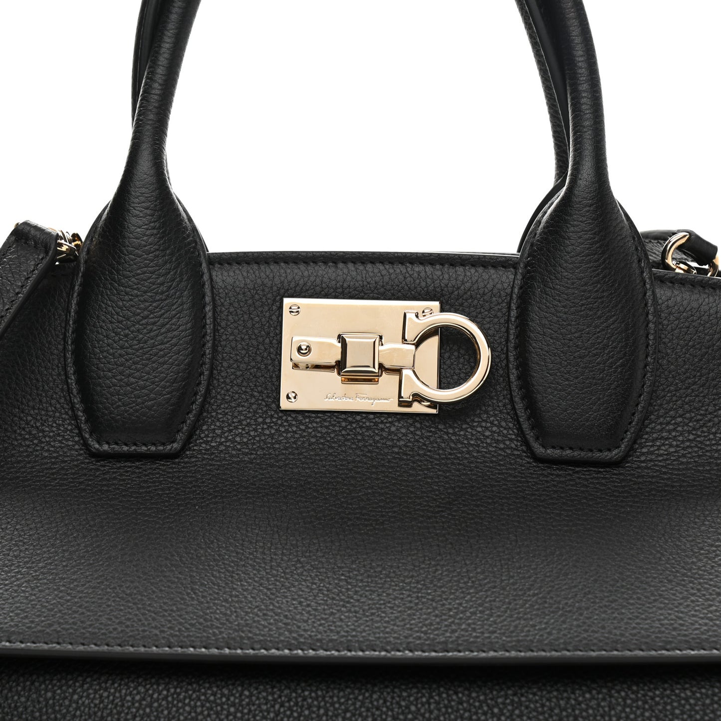 Calfskin Medium Studio Bag Black