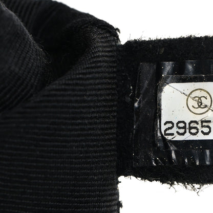 Chanel Caviar Chevron Quilted Medium Boy Flap Black 7 of 10