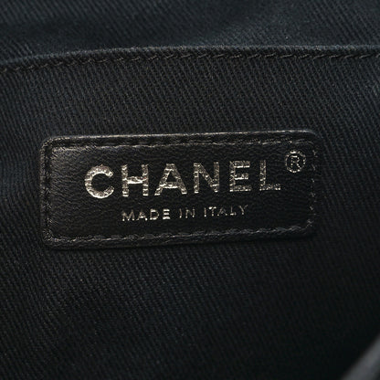 Chanel Lambskin Quilted Metallic Bubble Backpack Black 6 of 10