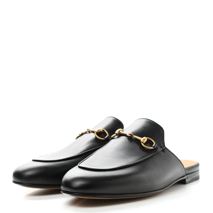 Gucci Calfskin Womens Princetown Slippers 38.5 Black 3 of 11
