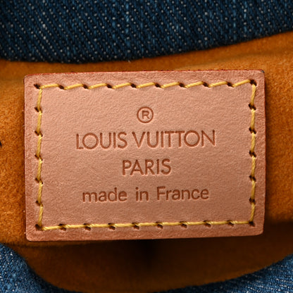 Louis Vuitton Monogram Denim Pleaty Blue 6 of 9