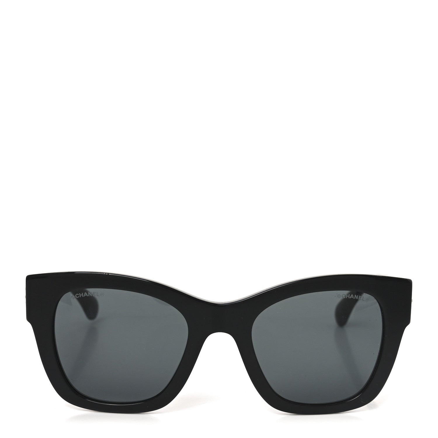 Chanel Acetate Square CC Heart Sunglasses 5478-A Black 1807782