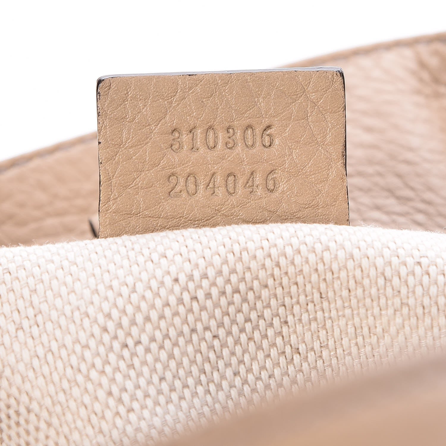 Gucci Pebbled Calfskin Large Soho Chain Shoulder Bag Nude 7 of 8