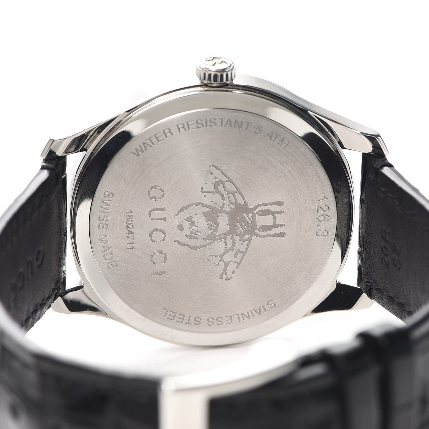 Stainless Steel Alligator 40mm G-Timeless Moonphase Star Planet Quartz Watch Black