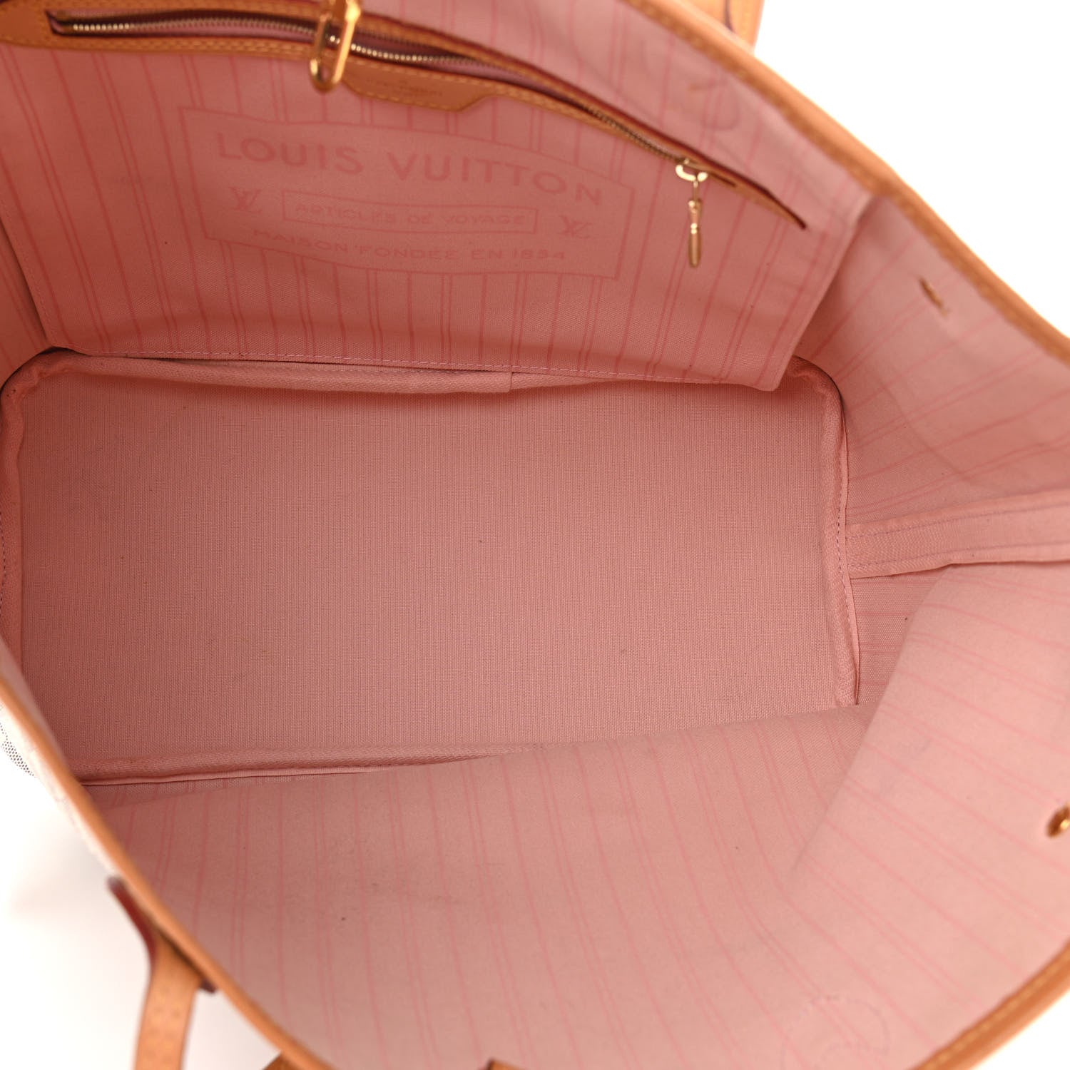 Louis Vuitton Damier Azur Neo Neverfull MM Rose Ballerine 6 of 12