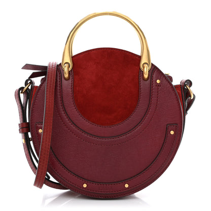 Chloe Calfskin Suede Small Pixie Bag Sienna Red 1 of 10