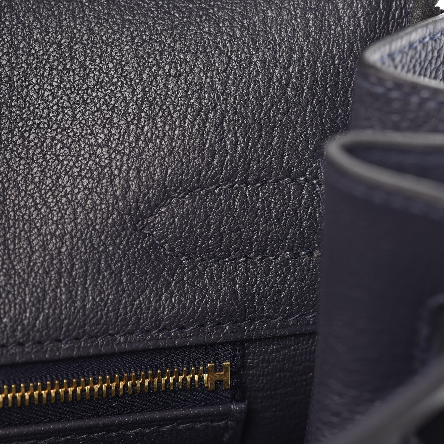 Hermes Togo Birkin 30 Bleu Nuit 19 of 33