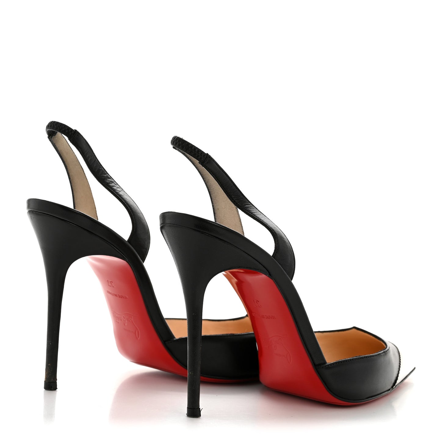 Calfskin Calamijane 100 Pumps 37 Black