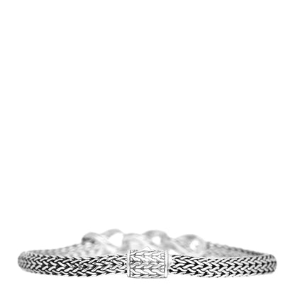 John Hardy Sterling Silver Diamond 5mm Asli Pave Station Bracelet 3 of 4