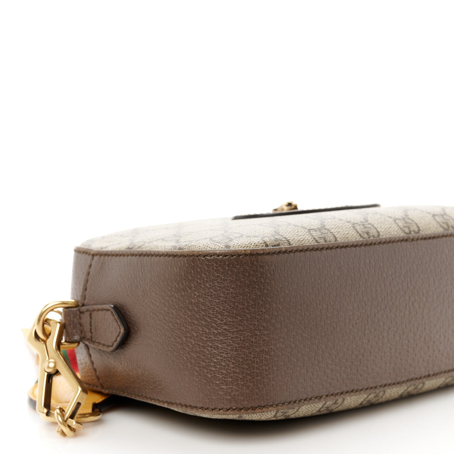 Gucci GG Supreme Monogram Web Neo Vintage Shoulder Bag Beige New Acero Crop 10 of 14