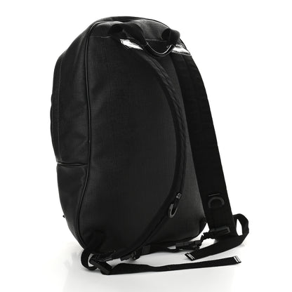 Gucci Coated Canvas Interlocking G Travel Backpack Black 3 of 13