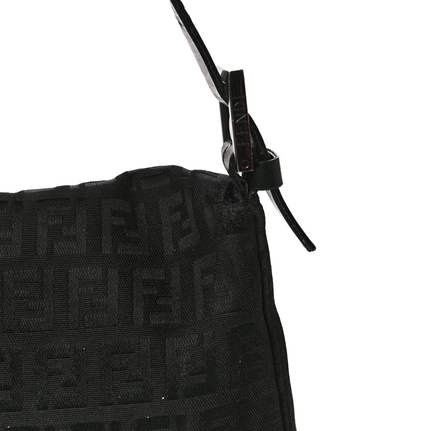 Fendi Zucchino Baguette Black 15 of 17