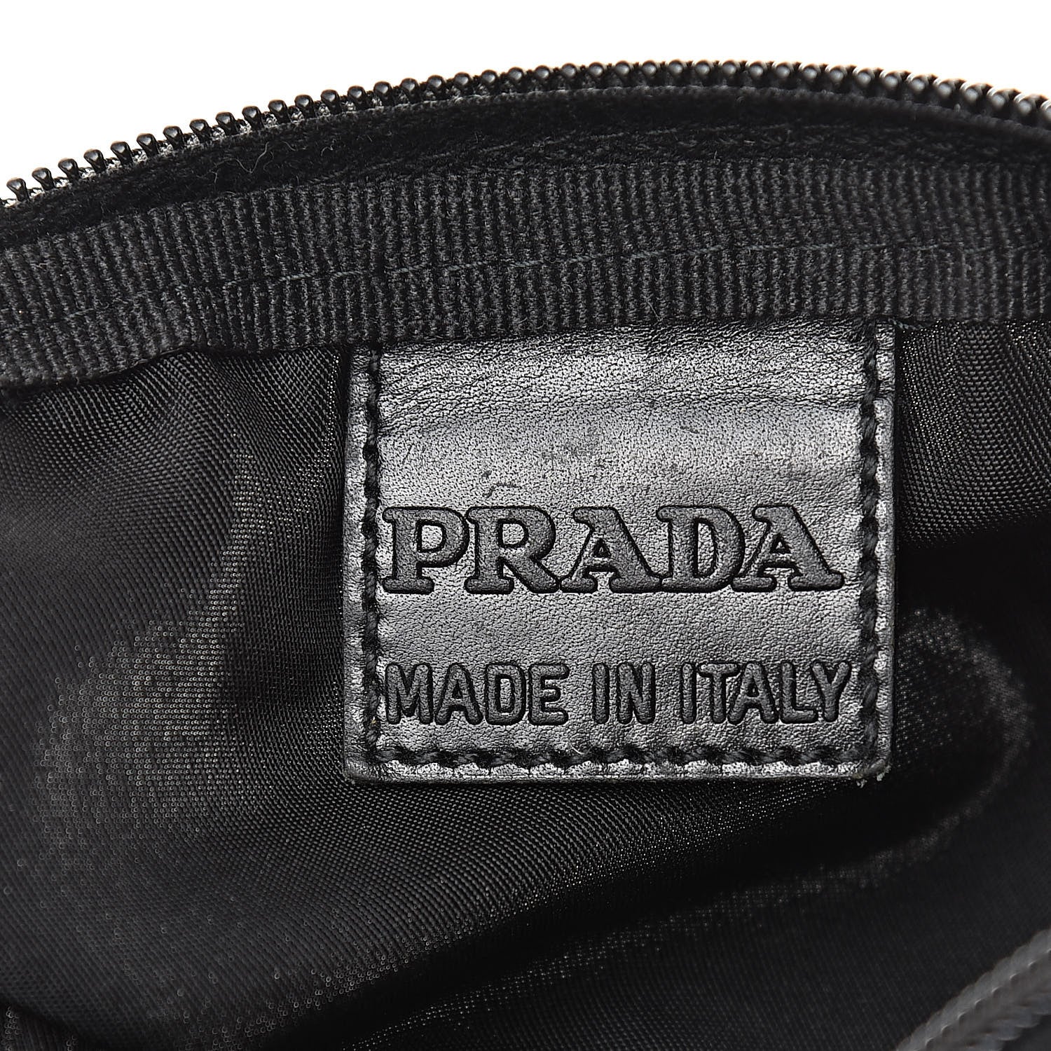 Prada Nylon Vela Cosmetic Pouch Black 6 of 7