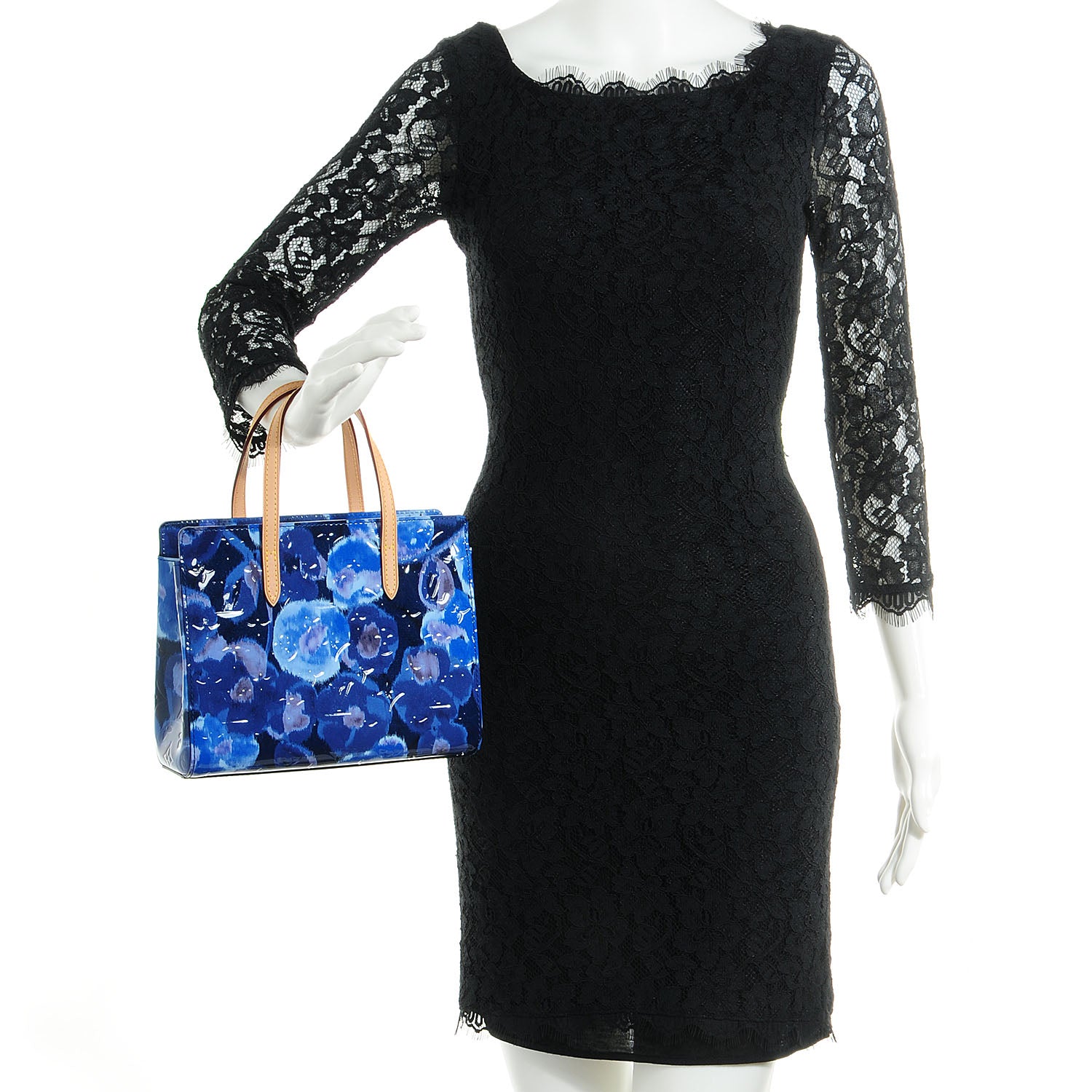 Louis Vuitton Vernis Ikat Catalina BB Grand Blue 2 of 7