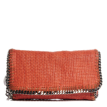 Stella McCartney Woven Boucle Fold Over Falabella Clutch 1 of 7