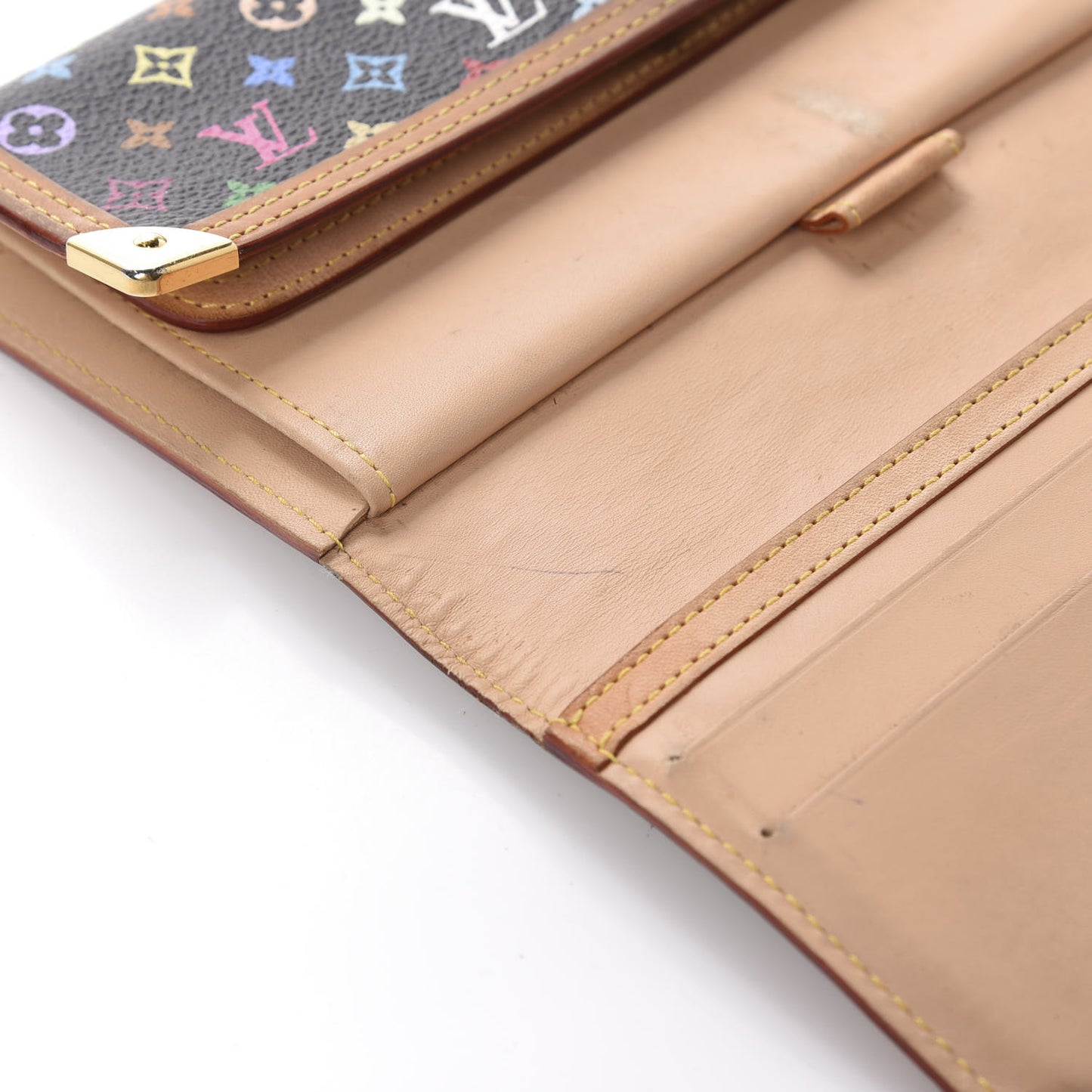 Monogram Multicolor Porte Tresor International Wallet Black