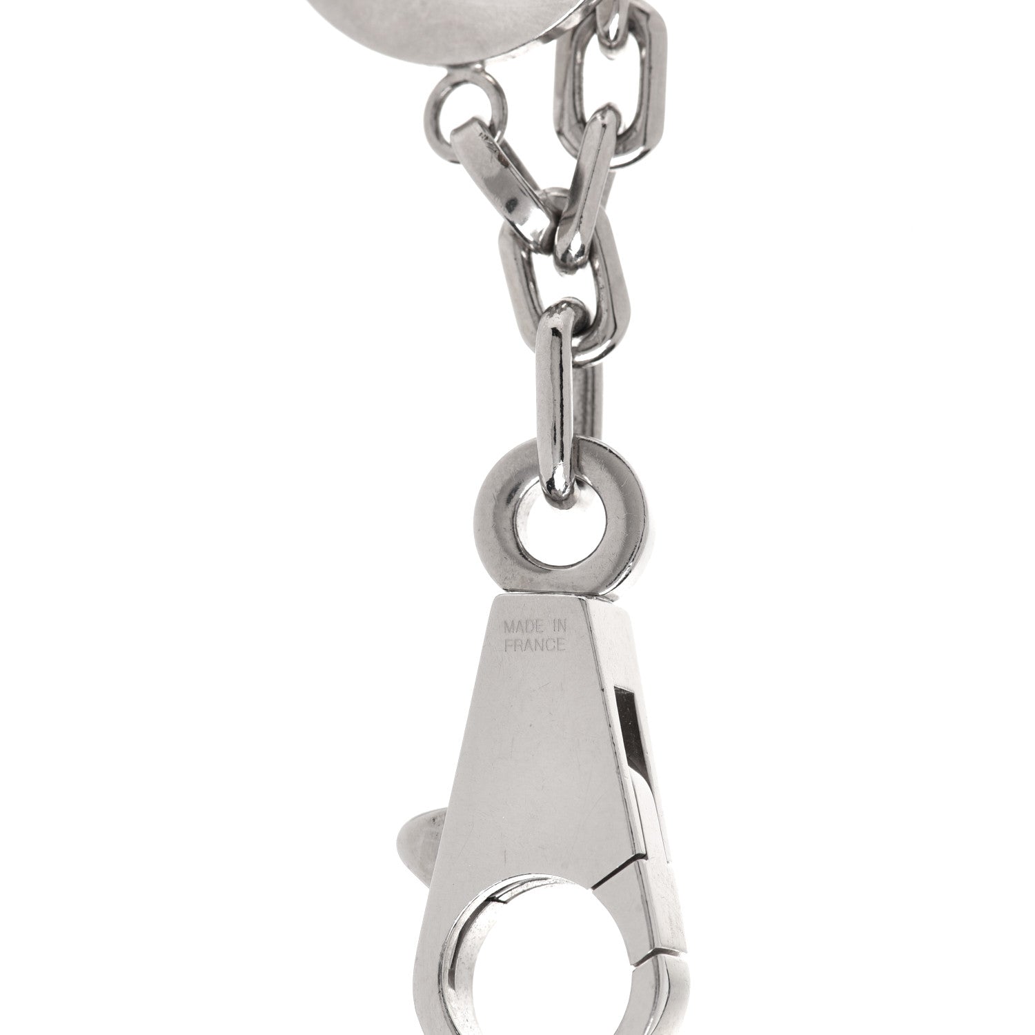 Hermes Palladium Breloque Bag Charm Silver 3 of 3