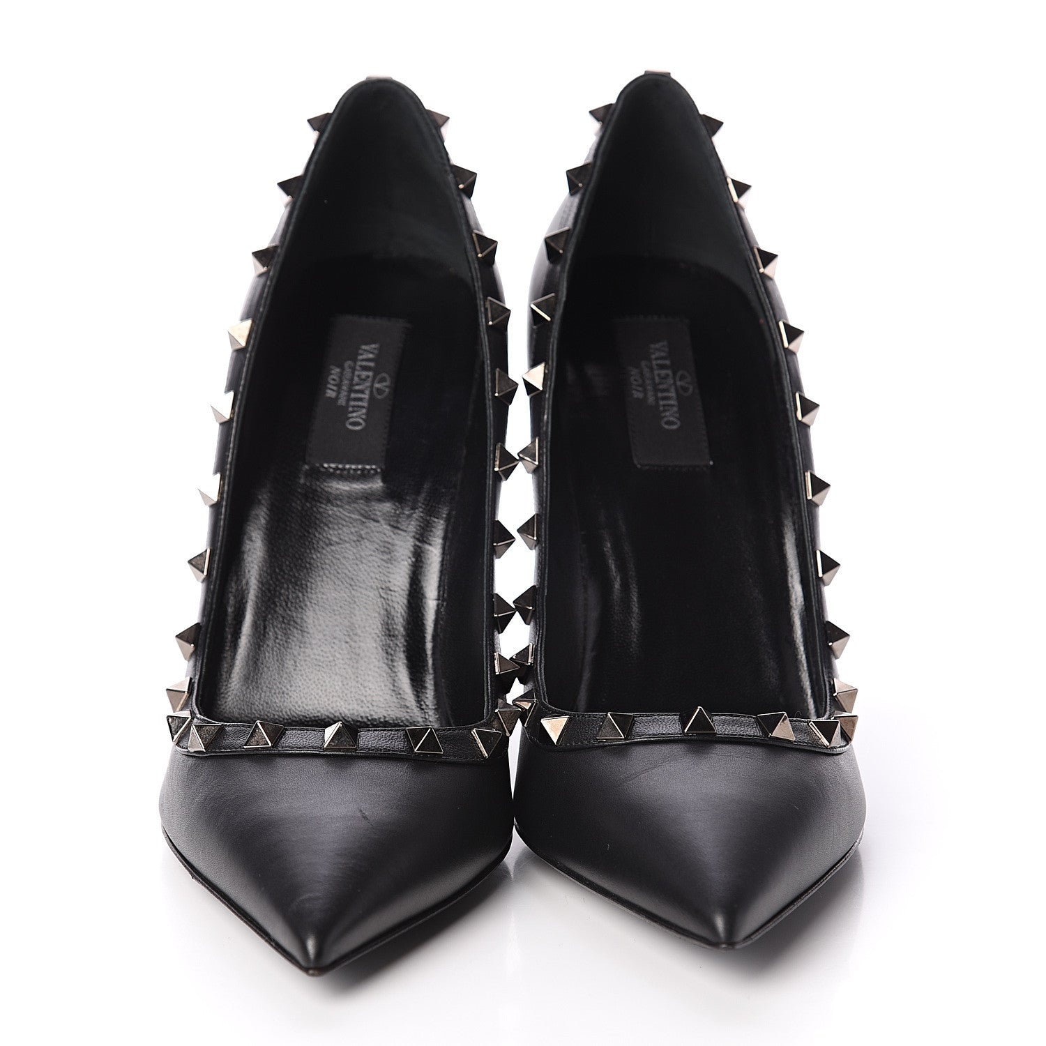Valentino Garavani Nappa Rockstud 100mm Pumps 40.5 Black 2 of 7
