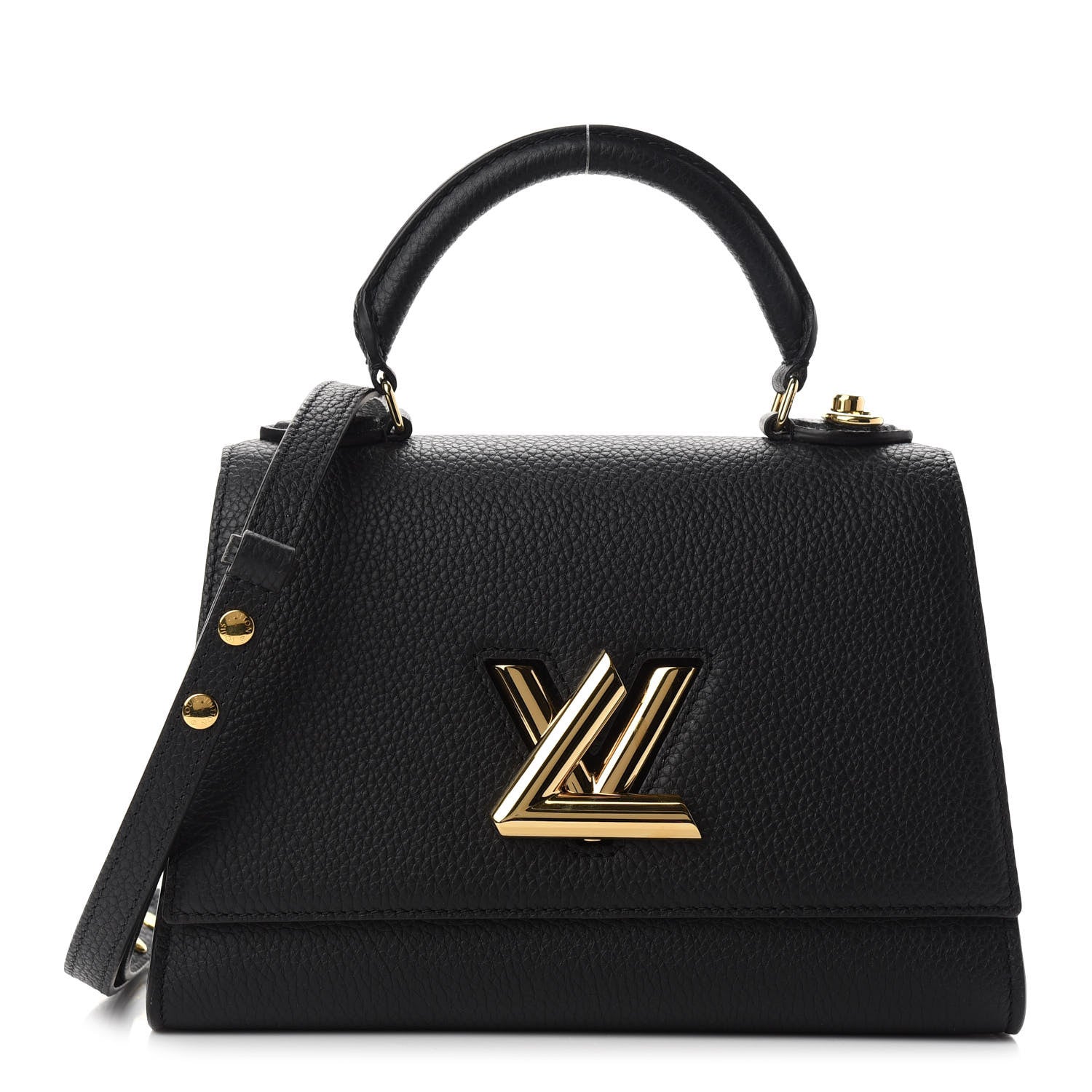 Louis Vuitton Taurillon Twist One Handle PM Black 1 of 8