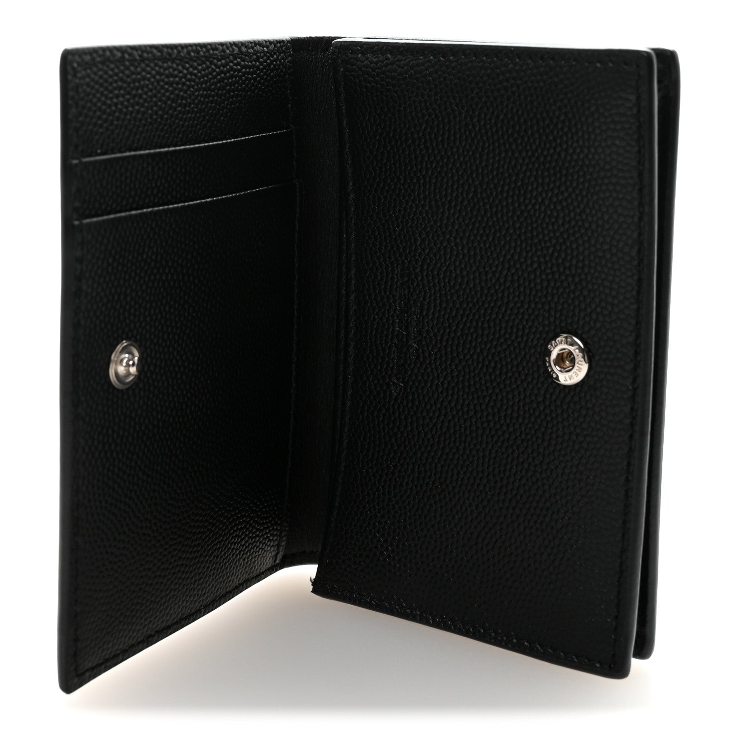 Saint Laurent Grain De Poudre Business Card Case Black 5 of 8