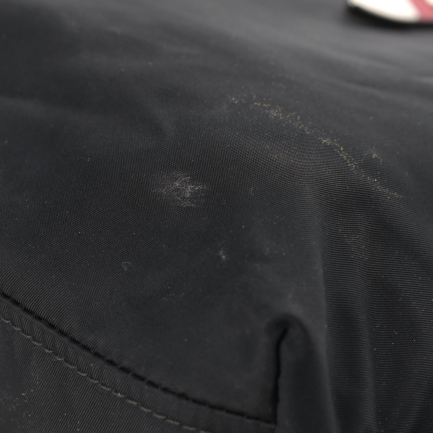 Nylon New Vela Studded Tote Black Fuoco