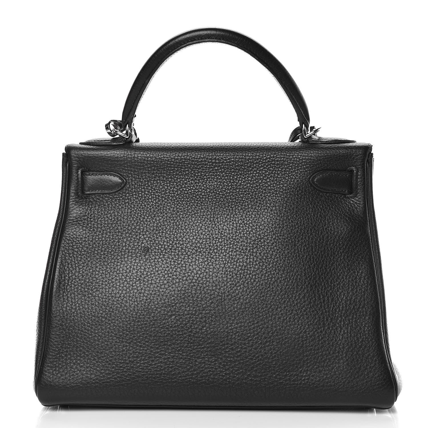 Hermes Taurillon Clemence Kelly Retourne 28 Black 37 of 45