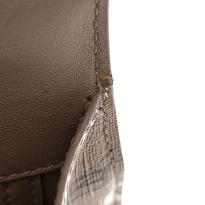 Balenciaga Coated Canvas BB Monogram Allover Logo Small Hourglass Top Handle Bag Beige Brown White 10 of 15