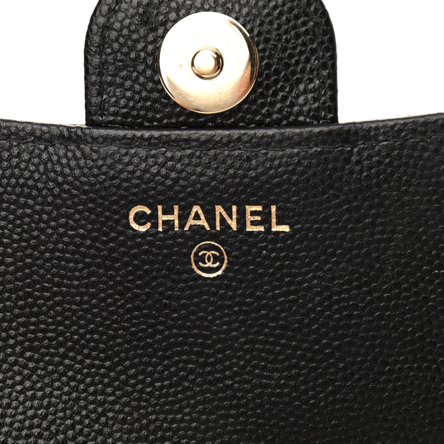 Chanel Caviar Quilted Flap Phone Holder With Chain Black 7 of 12