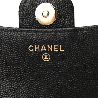 Chanel Caviar Quilted Flap Phone Holder With Chain Black 7 of 12