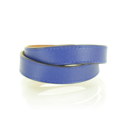 Hermes Veau Swift Kelly Double Tour Bracelet Mykonos 3 of 4