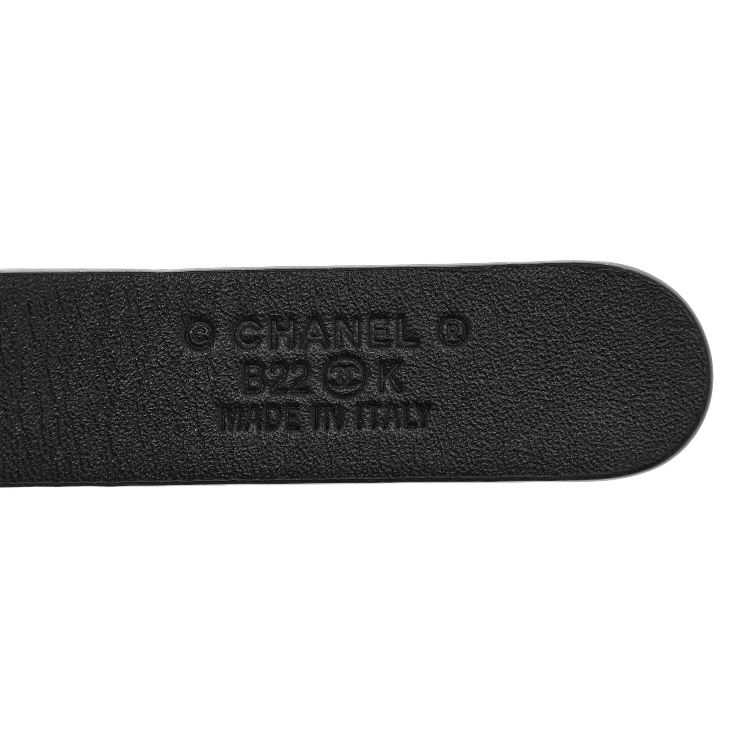 Chanel Lambskin Resin CC Heart Chain Belt 85 34 Black 3 of 5