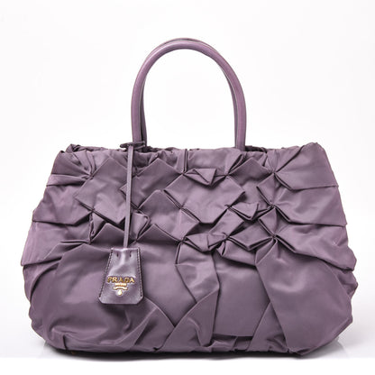 Prada Tessuto Nylon Origami Pleated Tote 1 of 11