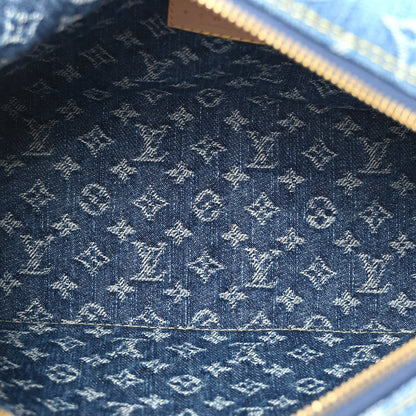 Louis Vuitton Monogram Denim Pochette Cosmetique GM Denim Blue 5 of 6