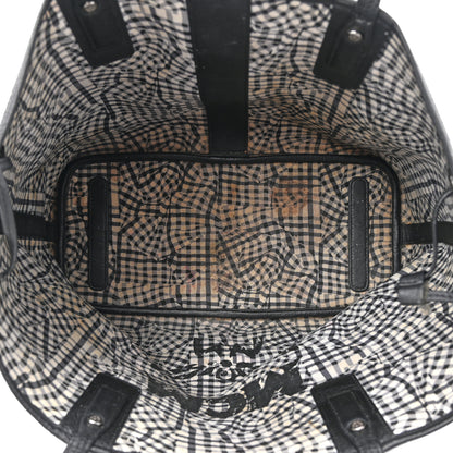 MCM Visetos Medium Liz Reversible Shopper Tote Black 9 of 30