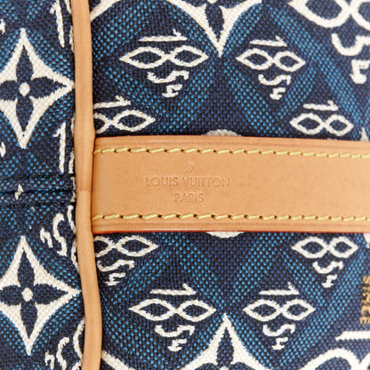 Louis Vuitton Jacquard Since 1854 Speedy Bandouliere 25 Blue 10 of 14