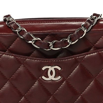 Chanel Lambskin Quilted Timeless Camera Case Burgundy 8 of 11