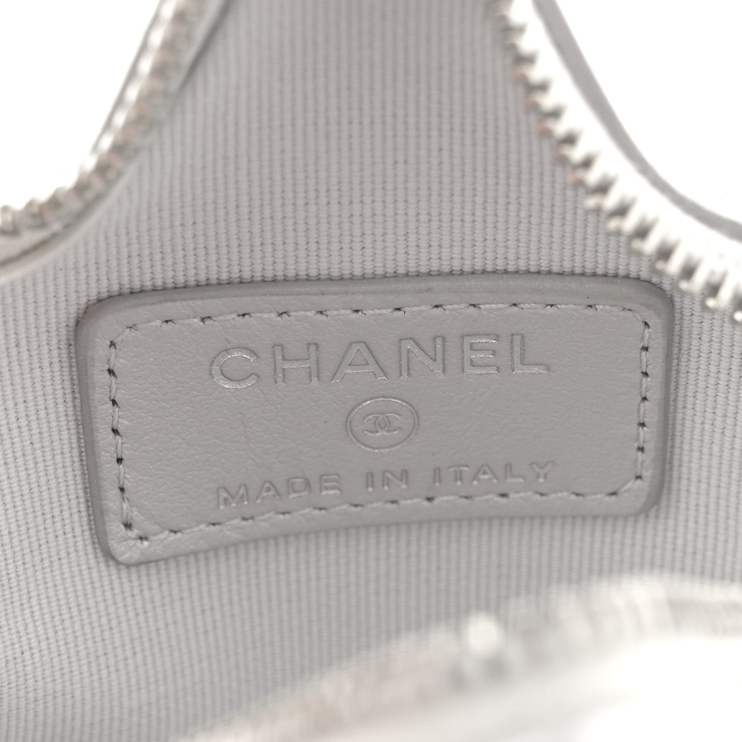 Chanel Metallic Lambskin Walk Of Fame Star Clip On Coin Purse Silver 6 of 7