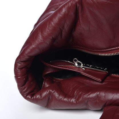 Chanel Lambskin Quilted Large Coco Cocoon Tote Burgundy 12 of 19