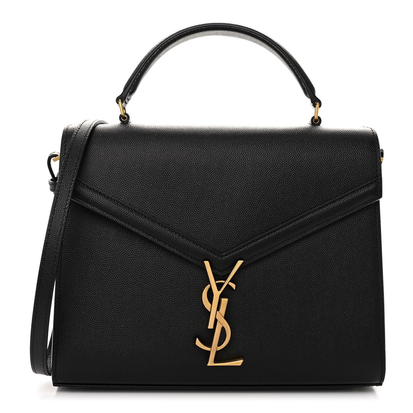 Grain de Poudre Medium Classic Monogram Cassandra Top Handle Black