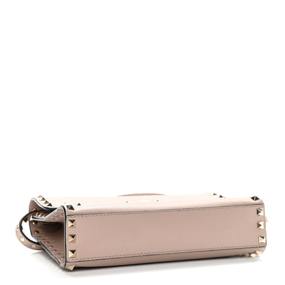 Valentino Garavani Vitello Medium Rockstud Flip Lock Crossbody Bag Poudre 4 of 13