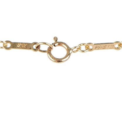 Tiffany 18K Yellow Gold Elsa Peretti Small Open Heart Pendant Necklace 6 of 7