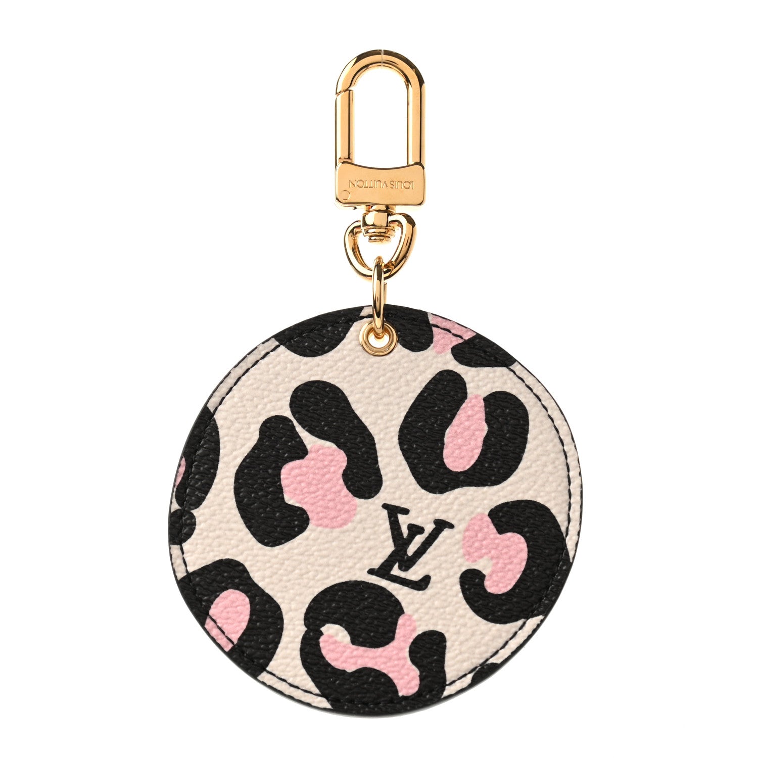 Louis Vuitton Monogram Wild At Heart Illustre Bag Charm Key Ring Black 1 of 5