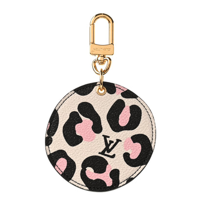 Louis Vuitton Monogram Wild At Heart Illustre Bag Charm Key Ring Black 1 of 5