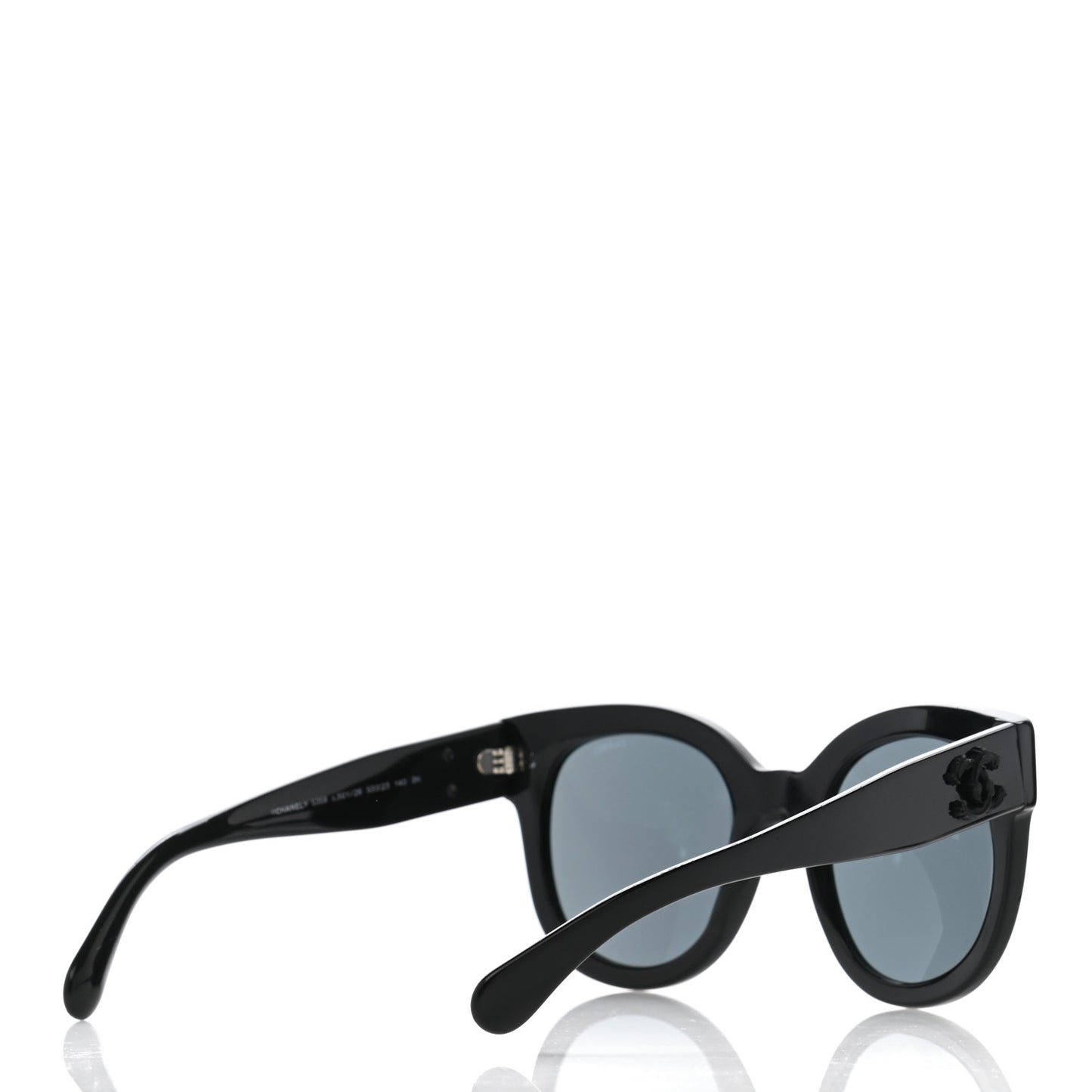 Acetate Butterfly Signature CC Sunglasses 5358 Black